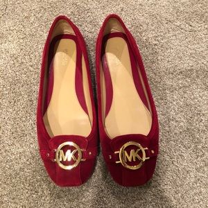 Michael Kors Fulton Suede Moccasin - Cherry